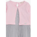 Girl Long Sleeve Dress Tulle Pink (3-6 Years)