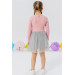 Girl Long Sleeve Dress Tulle Pink (3-6 Years)