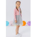 Girl Long Sleeve Dress Tulle Pink (3-6 Years)