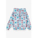 Girl's Raincoat Animal Patterned Light Blue (1-6 Years)