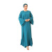 Turkish Women's Two-Piece Ruffled Abaya