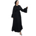 Turkish Women's Two-Piece Ruffled Abaya