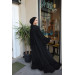 Turkish Women's Two-Piece Ruffled Abaya