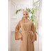 Turkish Women's Two-Piece Ruffled Abaya