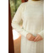 Oversize Knitwear Dress White