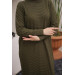 Oversize Knitwear Dress Khaki