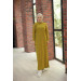 Oversize Knitwear Dress Mustard