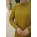 Oversize Knitwear Dress Mustard