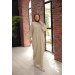 Raglan Sleeve Comfortable Fit Knitwear Dress Mink