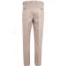 Men Beige Blue Classic Cut Linen Trousers With Pockets