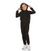 Girls Zippered Hooded Tracksuit Set