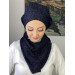 Sahra Model Double Knitwear Beanie