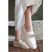 Beige Skin Ballerina Shoes