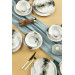 24 Piece Dinnerware Set For 6 Persons White Dinnerware Set