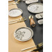 Ceramic 15 Piece Breakfast Set For 6 Persons White Breakfast Presentation