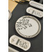 Ceramic 15 Piece Breakfast Set For 6 Persons White Breakfast Presentation