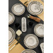 Ceramic 32 Piece Dinner Set For 6 Persons And White