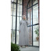 Stone Crepe Abaya Cream 44