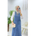 Blue Women's Jeans Dress