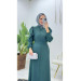 Dubai Crepe Abaya With Ruffle Sleeves