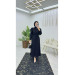 Dubai Crepe Abaya With Ruffle Sleeves