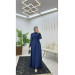 Dubai Crepe Fabric Fake Thin Very Stylish Women's Abaya