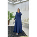 Dubai Crepe Fabric Fake Thin Very Stylish Women's Abaya