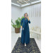 Women's Dress And Abaya Set