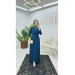 Women's Dress And Abaya Set