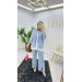 Trousers Jacket Soft Denim Two Piece Set