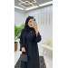 Dubai Crepe Fabric Inner Dress And Outer Coat Two Piece Women's Set