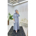 Summer Long Hijab Women's Dress With Pocket