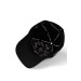 Unisex Black Hat With Number 7 Code Logo