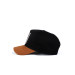 Unisex Black Camel Peaked Hat With No Excuses Logo