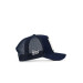 Trucker Lion Code Logo Unisex Navy Blue Hat