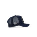 Trucker Footballer Code Logo Unisex Navy Blue Hat