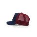 Positive 1 Code Logo Unisex Navy Blue Burgundy Hat