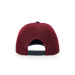 See You Later Never Code Logo Unisex Navy Blue Burgundy Hat