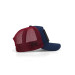 See You Later Never Code Logo Unisex Navy Blue Burgundy Hat