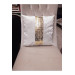 2 Pieces Decorative Velvet Cushion Cover Cream Color