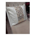 2 Pieces Decorative Velvet Cushion Cover Cream Color