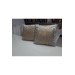 2 Pieces Decorative Velvet Cushion Cover Mink Gold Color