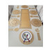 Beylerbeyi̇ 37 Pieces Runner American Service Gold