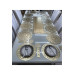 Decorative Easy Clean Gold Color Table Runner Set 37 Piece