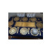 Decorative Easy Clean Gold Color Table Runner Set 25 Piece