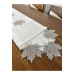 Silver Gray Lace 1 Piece Runner 155X36