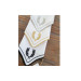 Embroidered Placemat Gold 2 Person 10 Pieces