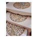 Round Cutwork Runner 3 Nesting Cover Glittery