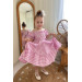 Girl Child Stylish Pink Dress Pink 3, 4 Years