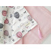 Muslin Baby Blanket With Balloons And Pillow With Ears